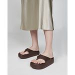 Melissa Free Platform Thong Bronze