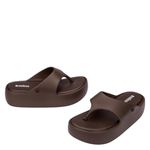 Melissa Free Platform Thong Bronze