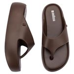 Melissa Free Platform Thong Bronze