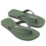 Melissa Sun Long Beach II Verde Glitter