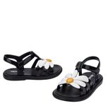 Mini Melissa Hip Bloomy Baby Preto/Branco