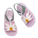 Mini Melissa Hip Bloomy Baby Rosa Metalizado/Verde