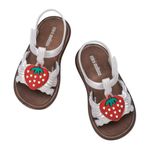 Mini Melissa Hip Sandal Baby Bronze/Branco Perolado