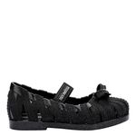 Mini Melissa M Lover Ballerina Baby Preto Glitter