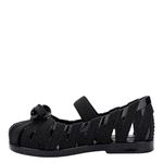 Mini Melissa M Lover Ballerina Baby Preto Glitter