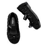 Mini Melissa M Lover Ballerina Baby Preto Glitter