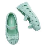 Mini Melissa M Lover Ballerina Baby Verde Glitter