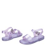 Mini Melissa Mar Sandal IV Lilás Perolado