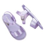 Mini Melissa Mar Sandal IV Lilás Perolado