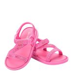 Mini Melissa Stripes M Lover Baby Rosa