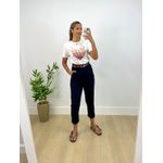 T-shirt Mini Corações 100% Algodão Off White