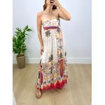 Vestido Helena Estampado Off White