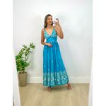 Vestido Luara Azul