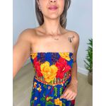 Vestido Mariah Estampa Floral Azul