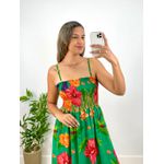 Vestido Mariah Estampa Floral Verde