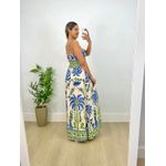 Vestido Mariah Estampado Azul