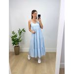 Vestido Maya Listrado Azul