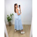 Vestido Maya Listrado Azul