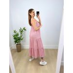 Vestido Maya Listrado Rosa