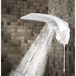 Chuveiro Duo Shower Quadrado Multitemperatura - Branco - 220v/7500w - Lorenzetti