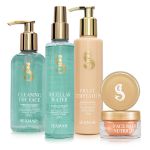 KIT SKIN CARE CORPO E ROSTO SABO/AGUA/HID/BALM