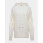 BLUSA EM TRICOT TRABALHADA COM CAPUZ OFF WHITE ANSELMI