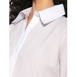 Camisa Listrada Bege Biamar 