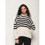 Blusa Malha c/ Gola Alta Listras Biamar
