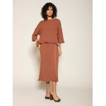 Blusa Trabalhada Biamar Mocha Mousse