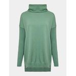 blusa alongada c/ gola anselmi verde