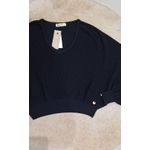 BLUSA TRICO CROPPED BIAMAR PRETO