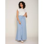 Blusa Viscolycra Listrada Linho Biamar Horizonte