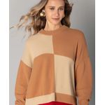 Blusa Fio Pluma Abenção Caramelo