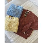 Blusa Tricô Trabalhada Biamar Horizonte