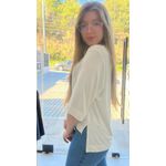 Blusa Ampla Alongada Preto