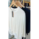 Blusa Ampla Alongada Preto