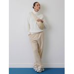 Blusa Fio Nuvem Canelada C Gola Nori Branco