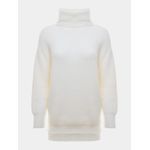 Blusa Fio Nuvem Canelada C Gola Nori Branco