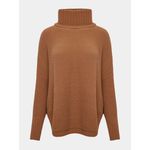 Capa Maxi Pull Fio Nuvem Gola Removivel Caramelo Nori