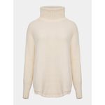 Capa Maxi Pull Fio Nuvem Gola Removivel Off White Nori