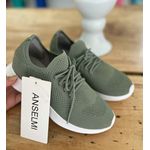 Tenis Anselmi com Cadarço Verde Oliva
