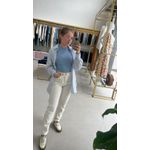 Calca Jeans Mom Branco 