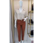 Calca jeans mom marrom