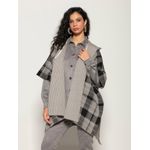 Capa Reversível Xadrez Biamar Preta 