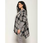 Capa Reversível Xadrez Biamar Preta 