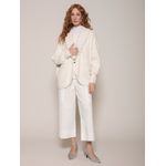 Capa Ampla c/ Detalhe de Lapela Biamar Branco