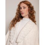 Capa Ampla c/ Detalhe de Lapela Biamar Branco