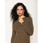 Vestido Malha Trabalhada Biamar Verde