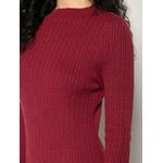 Vestido Malha Trabalhada Biamar Bordo