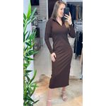 Vestido Midi Gola